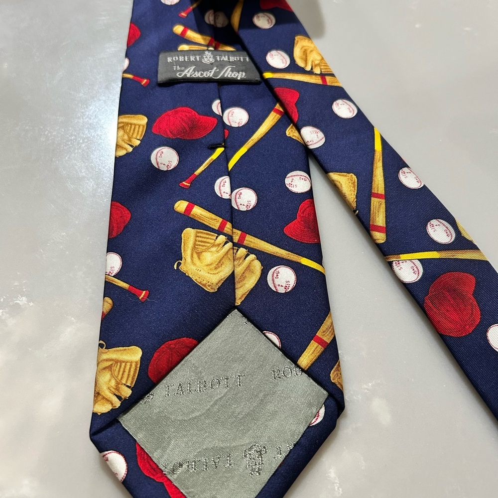 Robert Talbott Baseball Tie - image 1